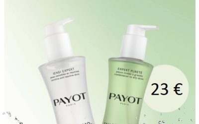Promotions eau micellaire Payot