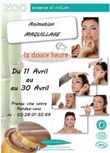 Animation maquillage 