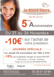 Offres spéciales anniversaire