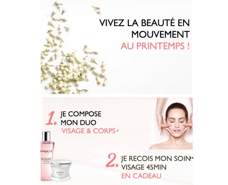 Avec Payot Vivez la Beauté en mouvement