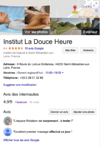 Laissez nous un avis sur Google