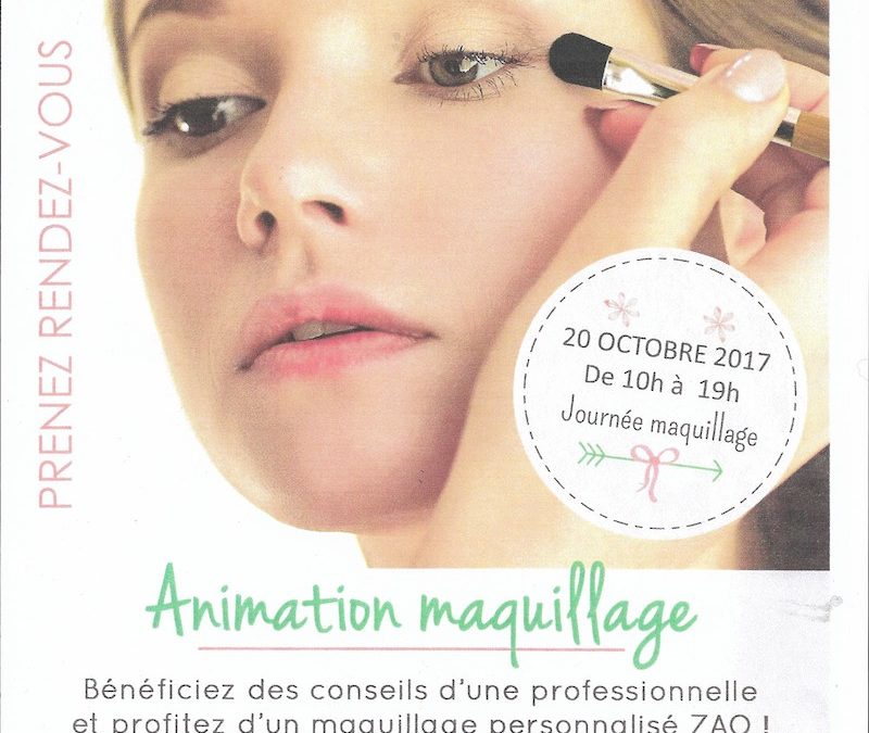 Évenement : Atelier maquillage avec Zao