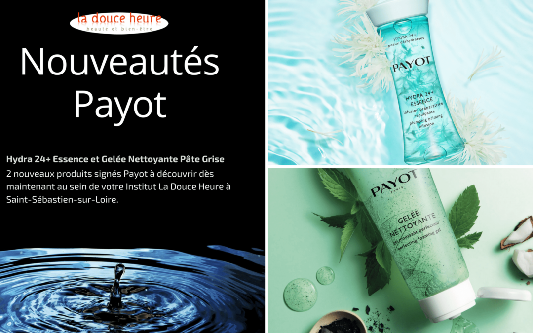 2 nouveaux produits Payot disponible en Institut !