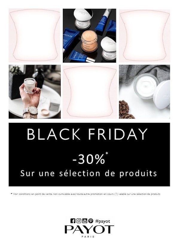 offre Black Friday produits Payot La Douce Heure