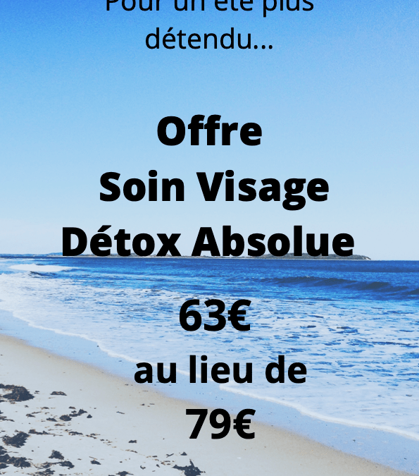 Offre soin visage Détox Absolue