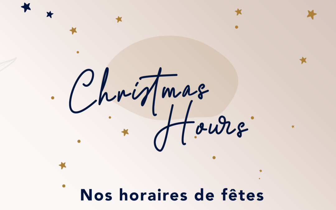 Horaires de Noël